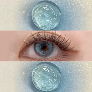（COD) -100~-600🔥คอนแทคเลนส์สี🔥 คอนแทคเลนส์ครึ่งปี คอนแทคเลนส์ 14.0mm/14.5mm 099