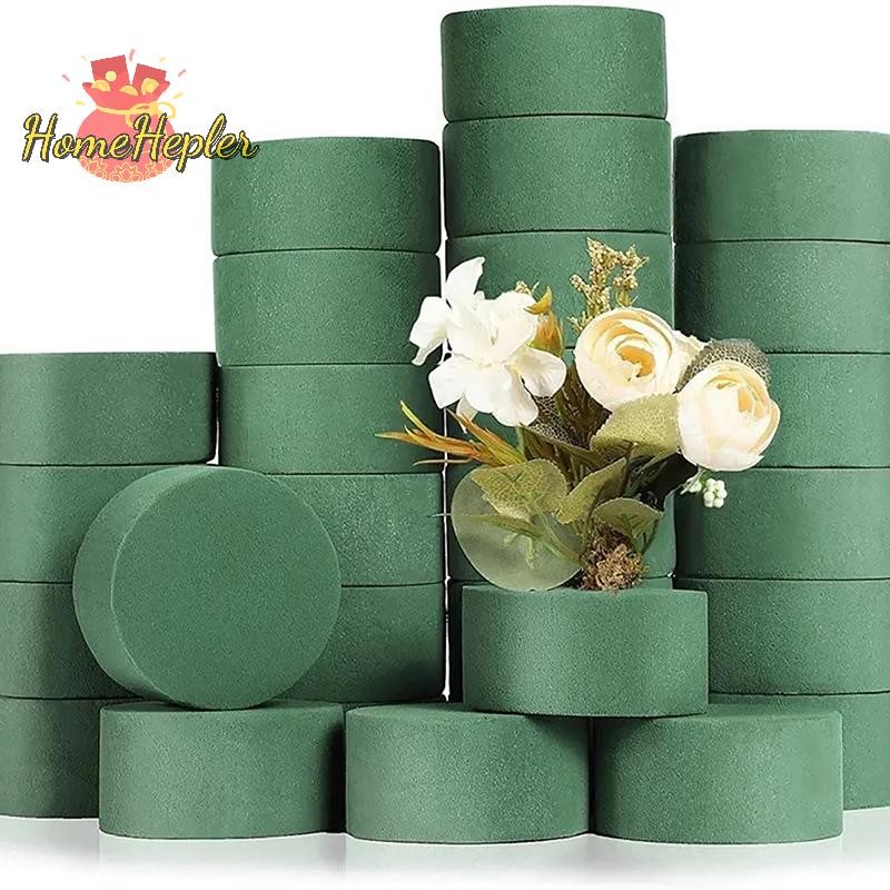HomeHepler โฟมเปียกกระบอกดอกไม้โคลนดอกไม้โฟมอิฐ DIY การจัดดอกไม้สําหรับงานแต่งงานตกแต่ง Florist บล็อกโฟมใหม่