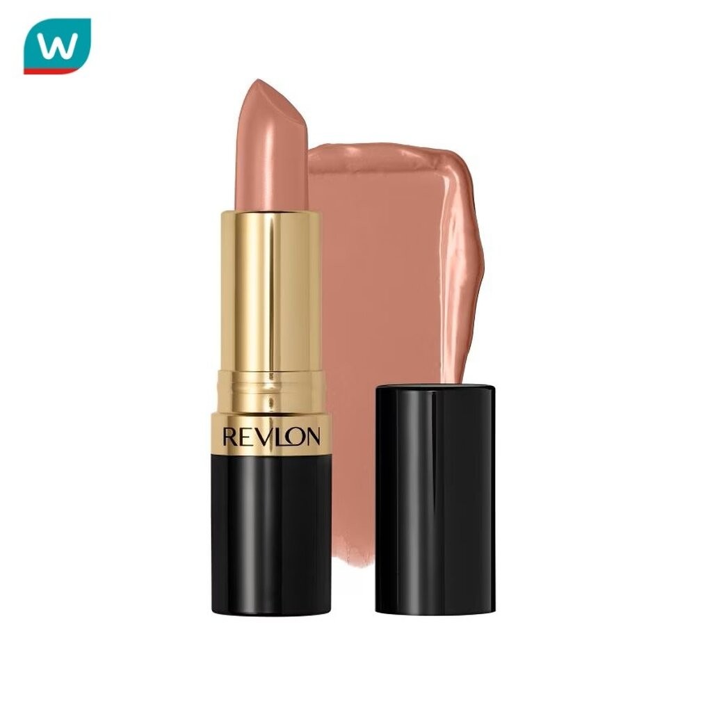 Revlon เรฟลอน ซูเปอร์ ลัสทรัส ลิปสติก 4.2ก. 117 ออลโมสท์ นู้ด