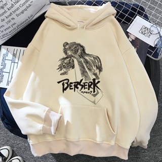 เสื้อฮู้ดดี้ ลายกราฟฟิค Berserk 90s สไตล์วินเทจ สตรีท สําหรับผู้หญิง