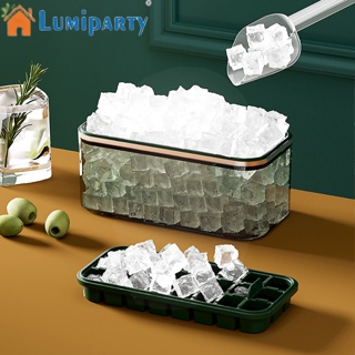 Lumiparty ถาดแม่พิมพ์ทําน้ําแข็ง ขนาดใหญ่ จุของได้เยอะ โฮมเมด Diy สําหรับห้องครัว