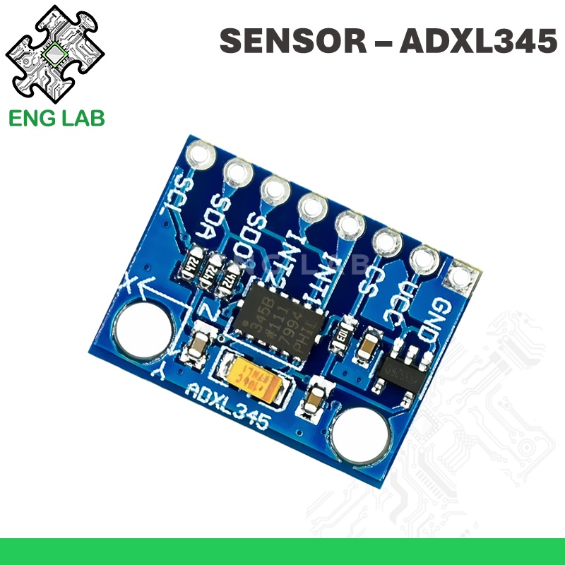 ภาษาอังกฤษ★Adxl345 โมดูลเซนเซอร์เร่งความเร็ว แบบดิจิทัล สามแกน IIC SPI