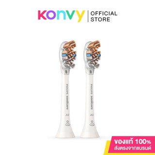 [แพ็คคู่] Philips Sonicare A3 Premium All-In-One Toothbrush Heads [2pcs] #HX9092/67 หัวแปรงสีฟัน A3 Premium All-in-One.