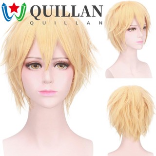 Quillan แมลงเต่าทอง คอสเพลย์ วิกผม คุณภาพสูง น่ารัก เรียบลื่น อะนิเมะสังเคราะห์ บทบาทที่มองไม่เห็น สวมบทบาท ฮาโลวีน คอสเพลย์ แมวตรง Noir วิกผมคอสเพลย์