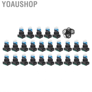 Yoaushop Push Button Switch  Wide Application Pushing Switches Easy Installation 250V Rated Insulation Voltage for Equipment