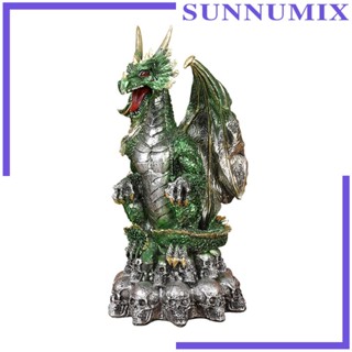 [Sunnimix] รูปปั้นเรซิ่น รูปมังกร สไตล์โกธิค สําหรับตกแต่งบ้าน