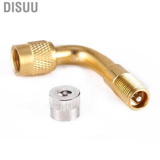 Disuu 90 Degree Air Tire Valve Extension  Motorcycle Car Brass Stem Adaptor Angle Bent Tyre Tube