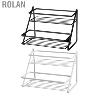 Rolan Countertop Storage Rack  Widely Used Spice Organizer Multifunction 2 Tiers Draining Effect for Home Kitchen