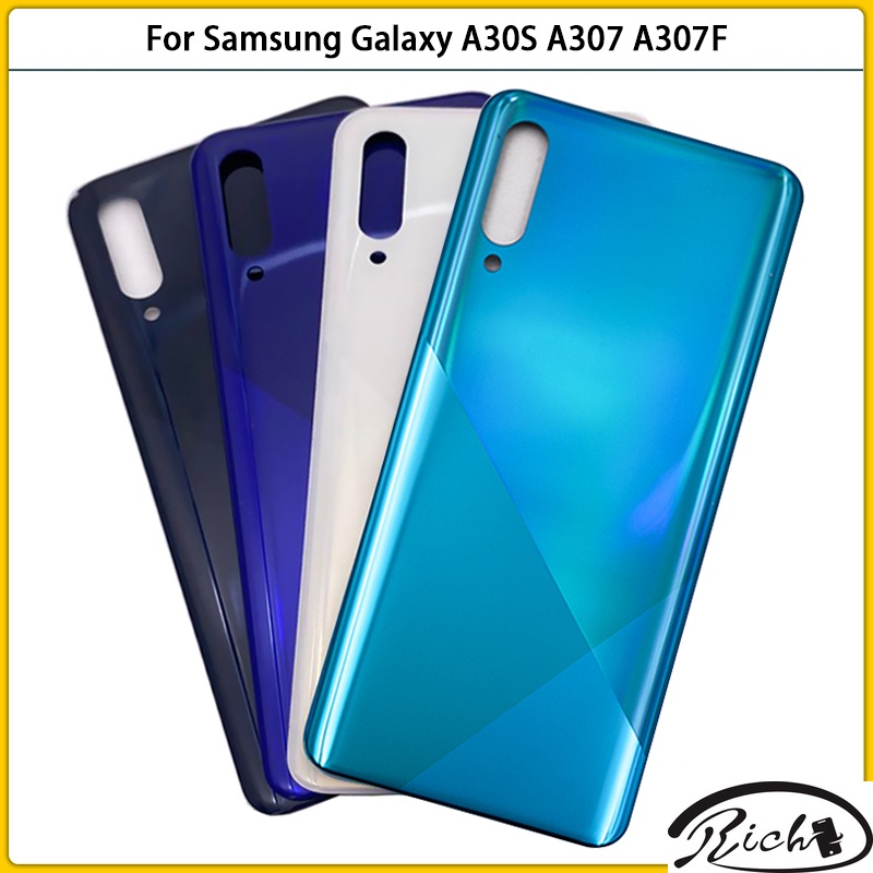 ใหม่ ฝาครอบแบตเตอรี่ พลาสติก แบบเปลี่ยน สําหรับ Samsung Galaxy A30S A307 A307F A307G A30S