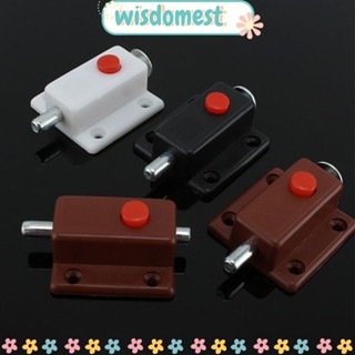 Wisdomest กลอนประตูอัตโนมัติ สีพื้น สําหรับเฟอร์นิเจอร์ ตู้กับข้าว 10 ชิ้น