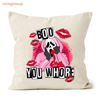 [risingmeup] สติกเกอร์ ลาย You Hang Up Horror สีชมพู สําหรับตกแต่งเสื้อผ้า ฮาโลวีน