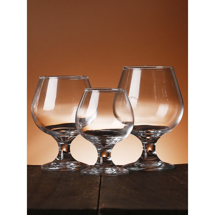 Crystal glass brandy glass, tall red wine glass, pot-bellied whiskey glass, home dwarf liquor glass 