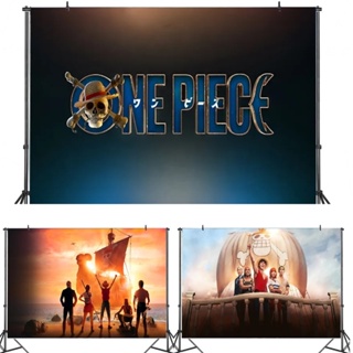 ภาพพื้นหลัง One Piece Live Edition TV Pirate King สําหรับตกแต่งห้องนั่งเล่น งานเลี้ยงวันเกิด