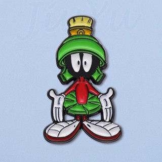 เข็มกลัด รูปการ์ตูน Marvin The Martian Looney Tunes เหมาะกับของขวัญ สําหรับแฟนคลับ