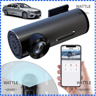 Wattle กล้องบันทึกวิดีโอการขับขี่รถยนต์ 360 องศา 24H DVR Wifi Night Vision HD 1080P อุปกรณ์เสริม สําหรับจอดรถยนต์