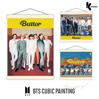 BTS CUBIC PAINTING_Hanging Butter Ver.Group