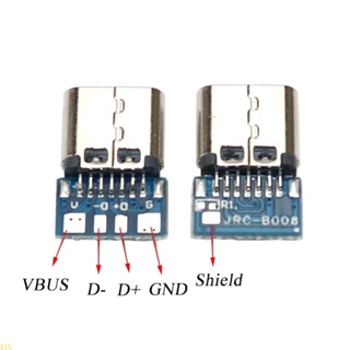 Xin เฝือกเชื่อมต่อ Type-c 14 pin พร้อมบอร์ดซ็อกเก็ต 4 แกน 5 ชิ้น