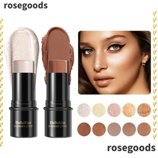 Rosegoods1 คอนทัวร์เนื้อลิขวิด เนื้อแมตต์ แวววาว ขนาดเล็ก สําหรับแต่งหน้า