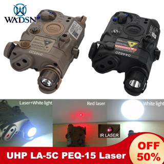 Wadsn Airsoft PEQ 15 Red Dot IR laser PEQ LA-5C ไฟฉายเลเซอร์ UHP สามารถเป็นศูนย์ได้