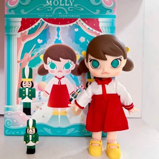 【ของแท้】ตุ๊กตาฟิกเกอร์ Popmart CLARA Molly &amp; Molly Little Foodie BJD ขยับได้ เครื่องประดับ ของขวัญ