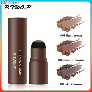 P.two.p Eyebrow Stamp Shaping Kit-brow Powder Stampแต่งหน้าด้วยReusable Eyebrow Stencils Eyebrow | ทิมิ1