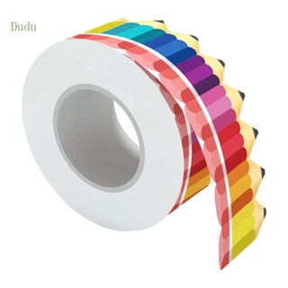 Dudu ม้วนขอบดินสอสีสดใส 50 ฟุต สําหรับบอร์ดกระสุน ผนัง และอื่น ๆ
