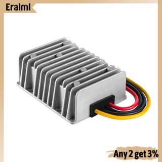 Eralml ตัวควบคุมแรงดันไฟฟ้า 12v เป็น 24v 20a ตัวแปลง dc-dc อลูมิเนียมอัลลอยด์ กันน้ํา สําหรับรถยนต์ แล็ปท็อป