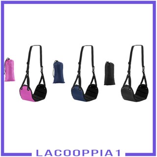 [Lacooppia1] เปลที่พักเท้า ปรับระดับได้ สําหรับเครื่องบิน บ้าน สํานักงาน