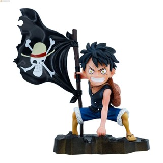 Humberto ตุ๊กตาฟิกเกอร์ PVC รูปการ์ตูนอนิเมะ Luffy Monkey D Luffy ขนาดเล็ก สําหรับตกแต่ง