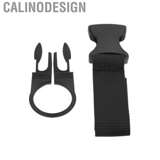 Calinodesign Outdoor Bottle Hanging Buckle  Portable Water Holder Black❤HGF