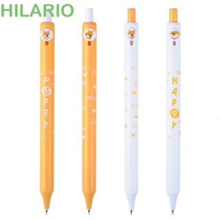 Hilario ปากกาเจล 0.42 มม. แห้งเร็ว สีดํา สําหรับนักเรียน 4 ชิ้น ต่อชุด