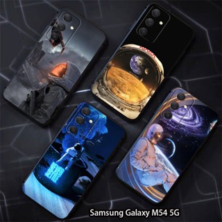 เคสโทรศัพท์ ซิลิโคนนิ่ม TPU กันกระแทก ลายนักบินอวกาศ สําหรับ Samsung Galaxy M14 M23 M32 M33 M53 M54 5G M62 F62