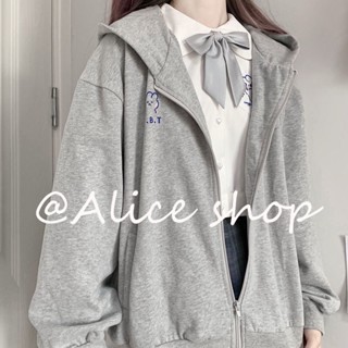 Alice เสื้อกันหนาว เสื้อฮู้ด INS Popular ตัวเหมือนคนชั้นสูง Durable WJK2390PC837Z230911