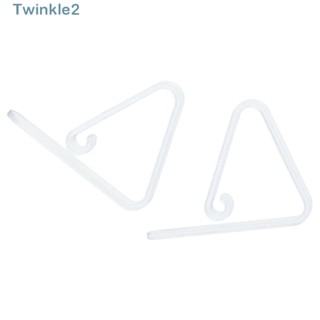 Twinkle คลิปหนีบพลาสติกใส สําหรับหนีบผ้าปูโต๊ะ กลางแจ้ง 4 ชิ้น ต่อแพ็ค