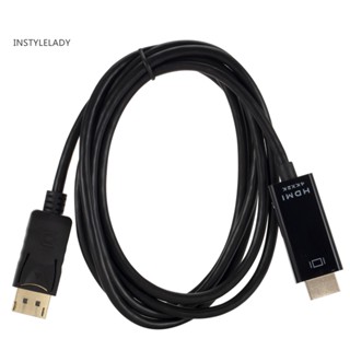 Instylelady อะแดปเตอร์แปลงสายเคเบิ้ล ความเร็วสูง 4Kx2K DP เป็น HDMI แบบพกพา