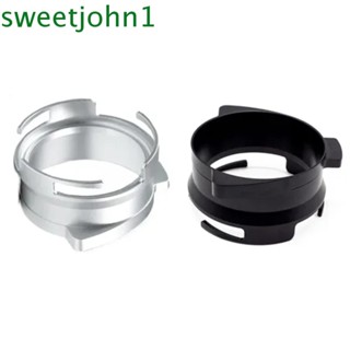 Sweetjohn แหวนรับผงกาแฟ โลหะผสมอลูมิเนียม หมุนได้ 54 มม.