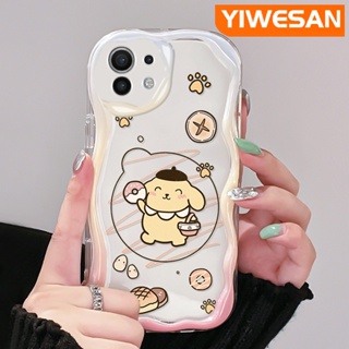 เคสโทรศัพท์มือถือ ซิลิโคน ใส กันกระแทก ลายการ์ตูนปอมปอมปอม เพียวริน สําหรับ Xiaomi 12T Pro 11 Lite 5G NE 12 Lite