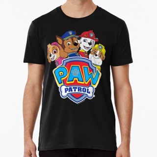 เสื้อยืดคอกลม แขนสั้น พิมพ์ลายการ์ตูนแอนิเมชั่น Barking Team Makes Great Contributions (Dog Patrol) สไตล์เดียวกัน สําหรับผู้ชาย และผู้หญิง ไซซ์ XS-3XL