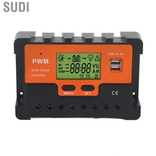 Sudi PWM Solar Controller 12V 24V 48V Charge Regulator for RV