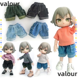 Valour กางเกงขาสั้น แฮนด์เมด สําหรับตุ๊กตา 1/12 BJD 10~20 ซม.