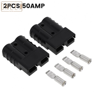 【ONCEMOREAGAIN】Compact 2PCS 120AMP For Anderson Plug Cable Terminal for High Power Applications