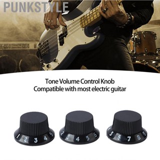 Punkstyle Volume Rotary Knob  Electric Guitar Knobs Compact Size Plastic  for Musical Instrument