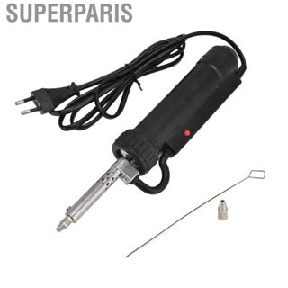 Superparis Automatic Electric Solder Tin 30W ADT‑6 Desoldering Suction Pump Soldering  Irons EU Plug AC220V