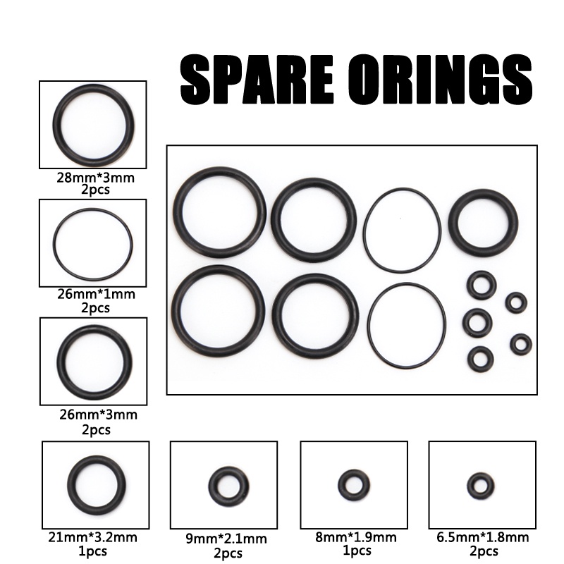 ชุดโอริงซีล PCP แรงดันสูง 40mpa 400bar 6000psi อะไหล่ปั๊มลม และอุปกรณ์เสริม แบบเปลี่ยน 23 ชิ้น ต่อชุด - รูปที่ 4