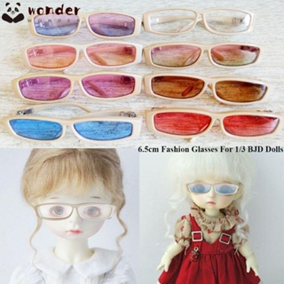 Wonder แว่นตาตุ๊กตา กรอบสี่เหลี่ยม น่ารัก ขนาดเล็ก สําหรับเด็กผู้หญิง 1/4 BJD