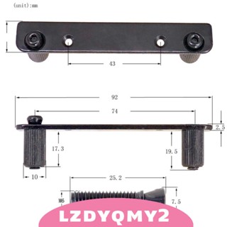 [Lzdyqmy2] น็อตสะพานสายกีตาร์ สําหรับกีตาร์ไฟฟ้า