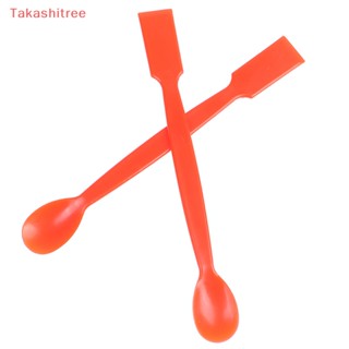 (Takashitree) ไม้พายพลาสติก หางสี่เหลี่ยม ขนาดใหญ่ 15 ซม. สําหรับห้องปฏิบัติการ ยา 5 ชิ้น