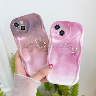 Lwy เคสโทรศัพท์มือถือแบบนิ่ม ลายกระต่าย สําหรับ Samsung Galaxy S23 Ultra S23+ S22 Ultra S22+ S21+ plus S21 Ultra S21 FE S20 FE A13 A14 A34 A54 A24