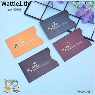 Wttle กระเป๋าสตางค์ อลูมิเนียม กันขโมย สําหรับใส่บัตร ธนาคาร 5 ชิ้น