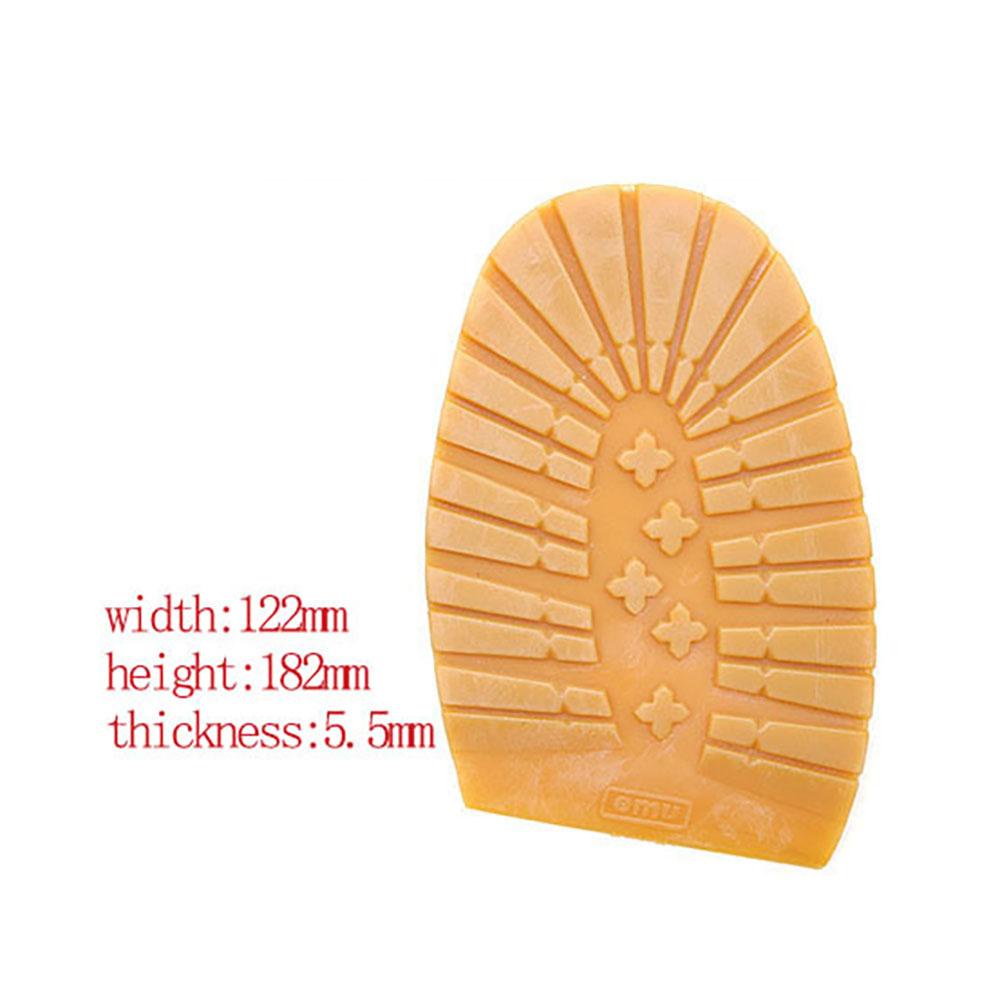 Aomsom สติกเกอร์ยาง กันลื่น มีกาวในตัว สําหรับซ่อมแซมรองเท้า DIY 1 คู่